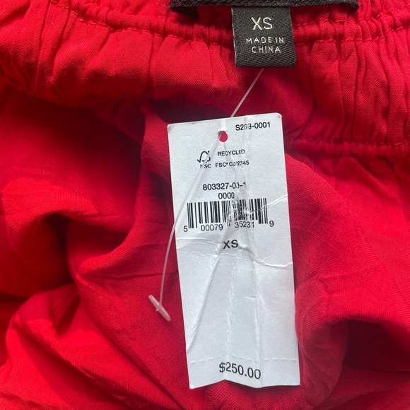 new banana republic Crinkle Maxi Dress with Silk Red Halter - Picture 6 of 9